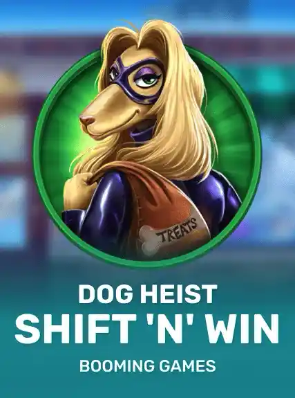 Dog Heist Shift 'N' Win game tile