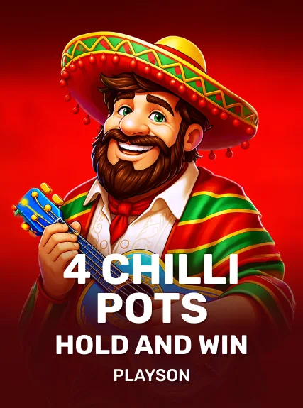 4 Chili Pots: Hold and Win game tile